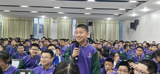 “院士開講啦”走進(jìn)石大附中，引爆600名師生科學(xué)熱情